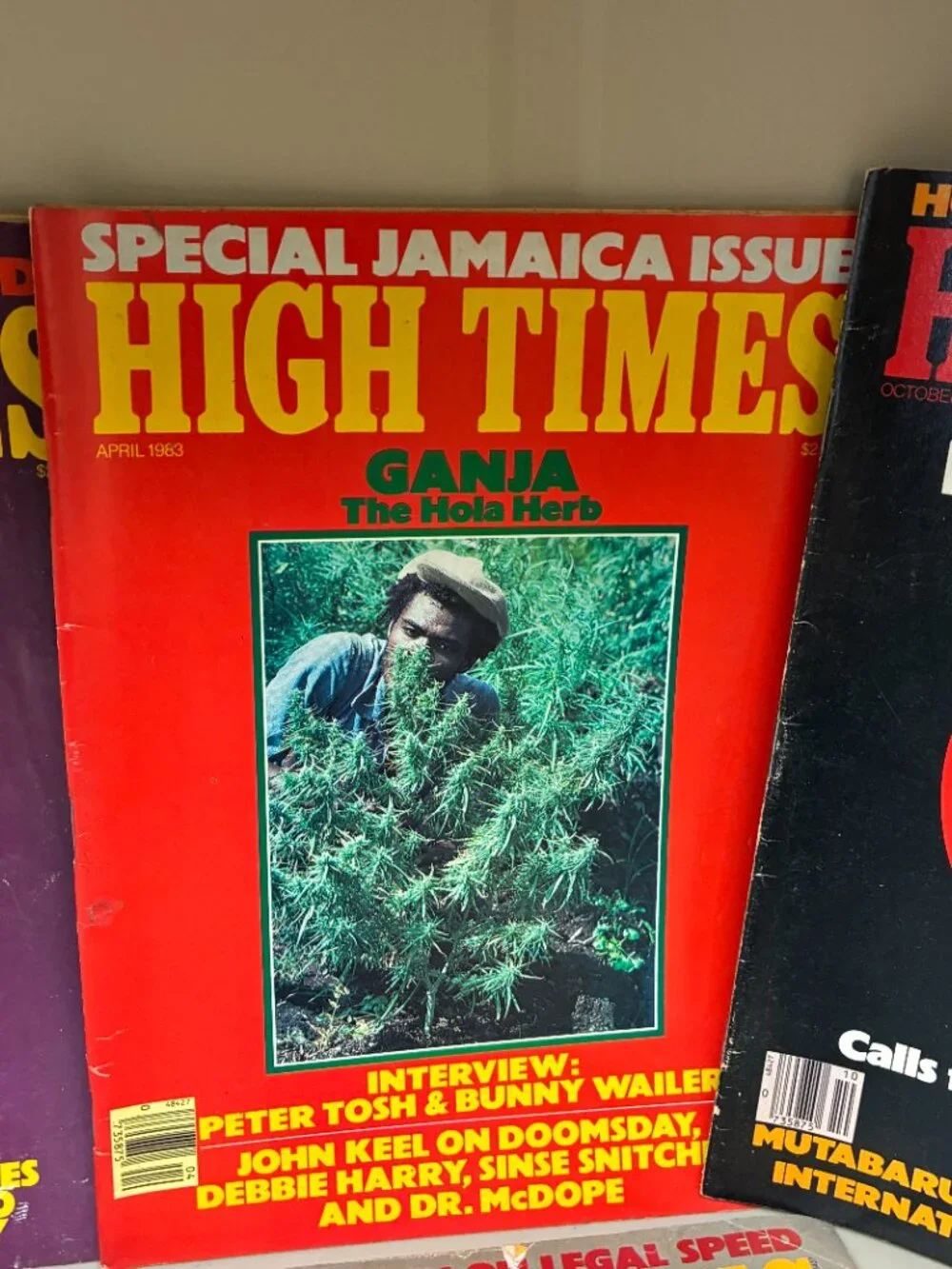 Vintage High Times Magazine Lot of (8) 1983 Retro Cannabis Counterculture Issues